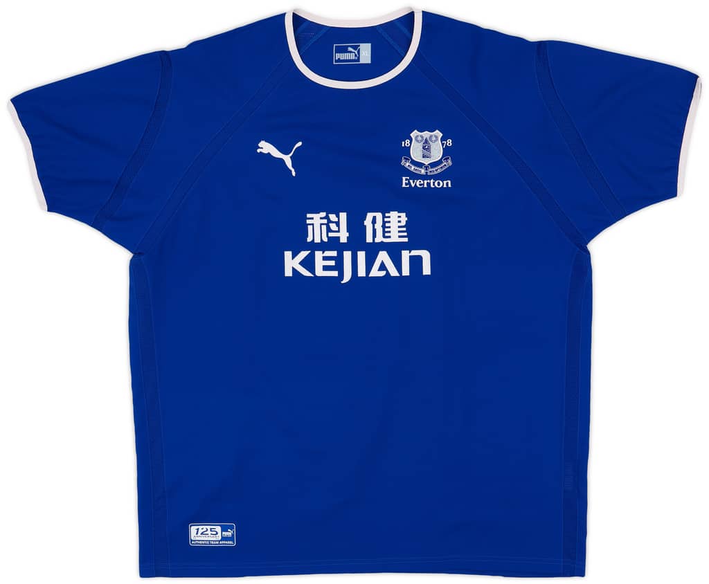 2003-04 Everton Home Shirt Gravesen #16 - 6/10 - (XL)