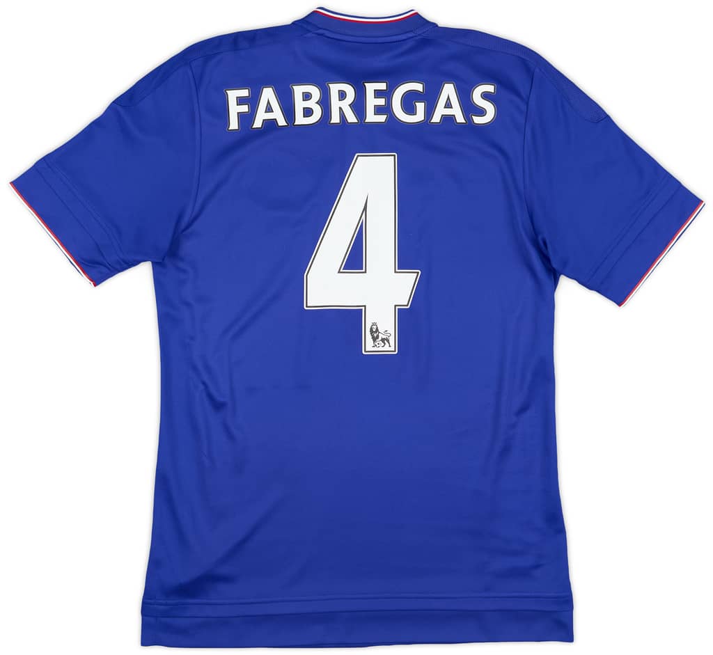 2015-16 Chelsea Home Shirt Fabregas #4 - 6/10 - (S)