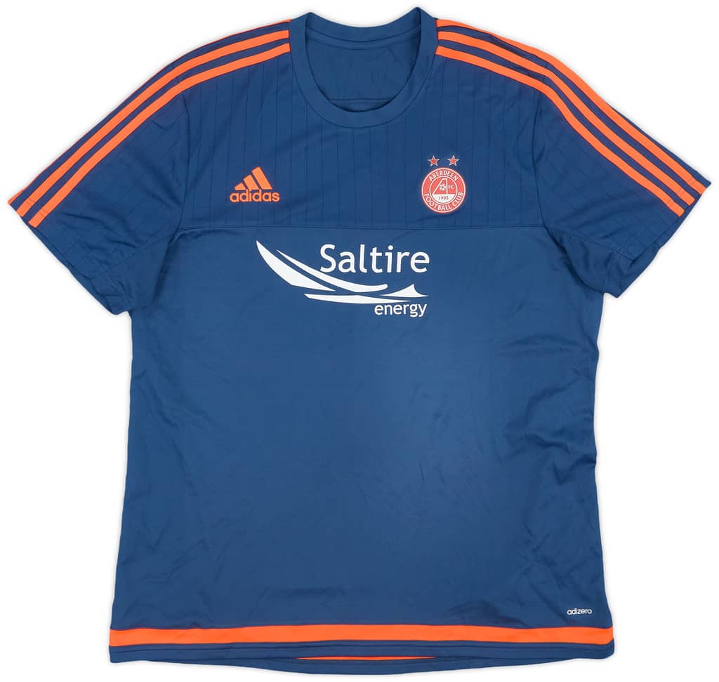 2015-16 Aberdeen adidas Training Shirt - 8/10 - (XL)