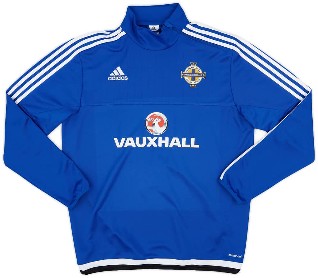2016-17 Northern Ireland adidas 1/4 Zip Training Top - 8/10 - (L)