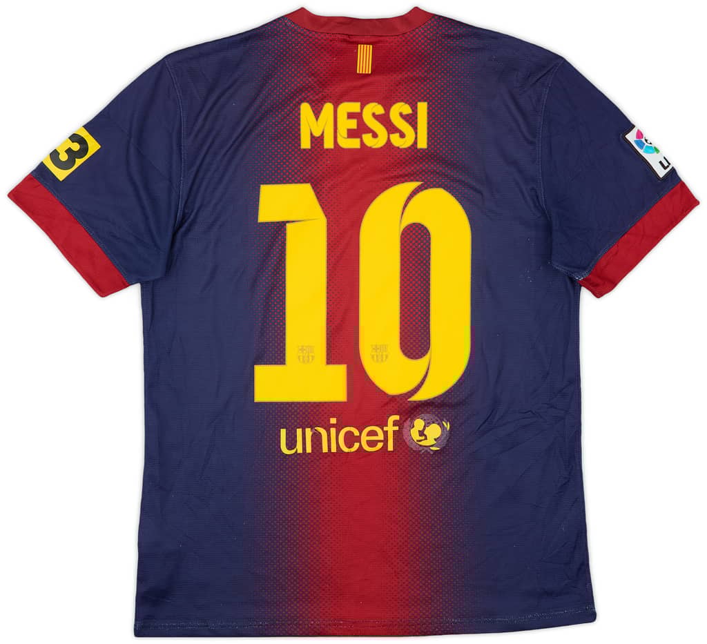2012-13 Barcelona Home Shirt Messi #10 - 6/10 - (M)