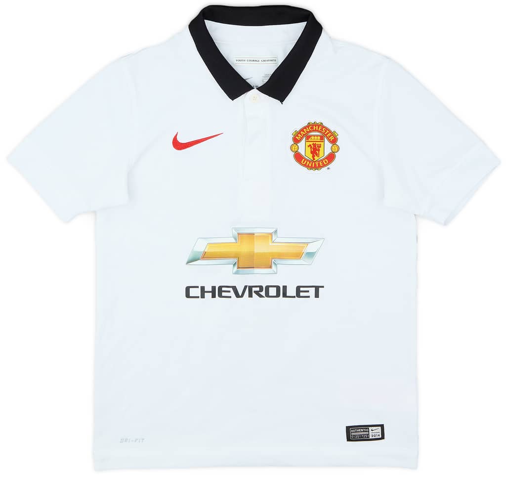 2014-15 Manchester United Away Shirt Mata #8 - 6/10 - (S.Boys)