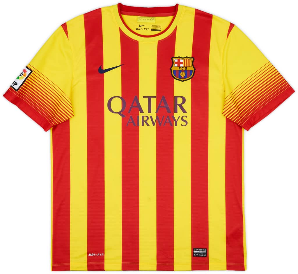 2013-15 Barcelona Away Shirt Messi #10 - 8/10 - (L)