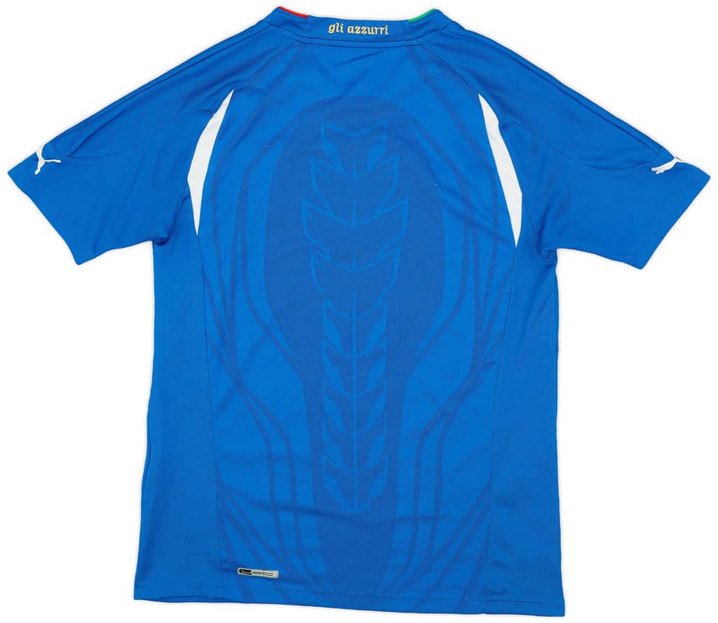 2010-12 Italy Home Shirt - 8/10 - (XL.Boys)