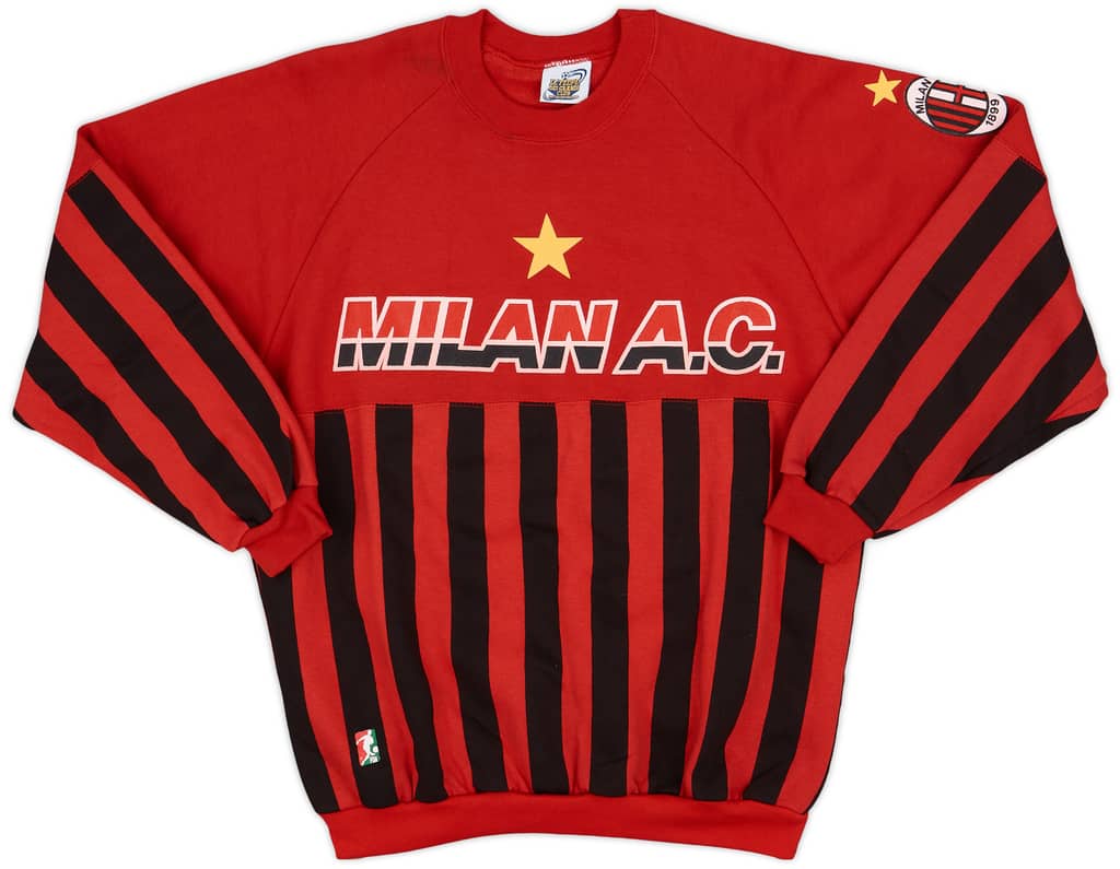 1990-91 AC Milan Le Felpe dei Grandi Club Sweat Top - 8/10 - (L)