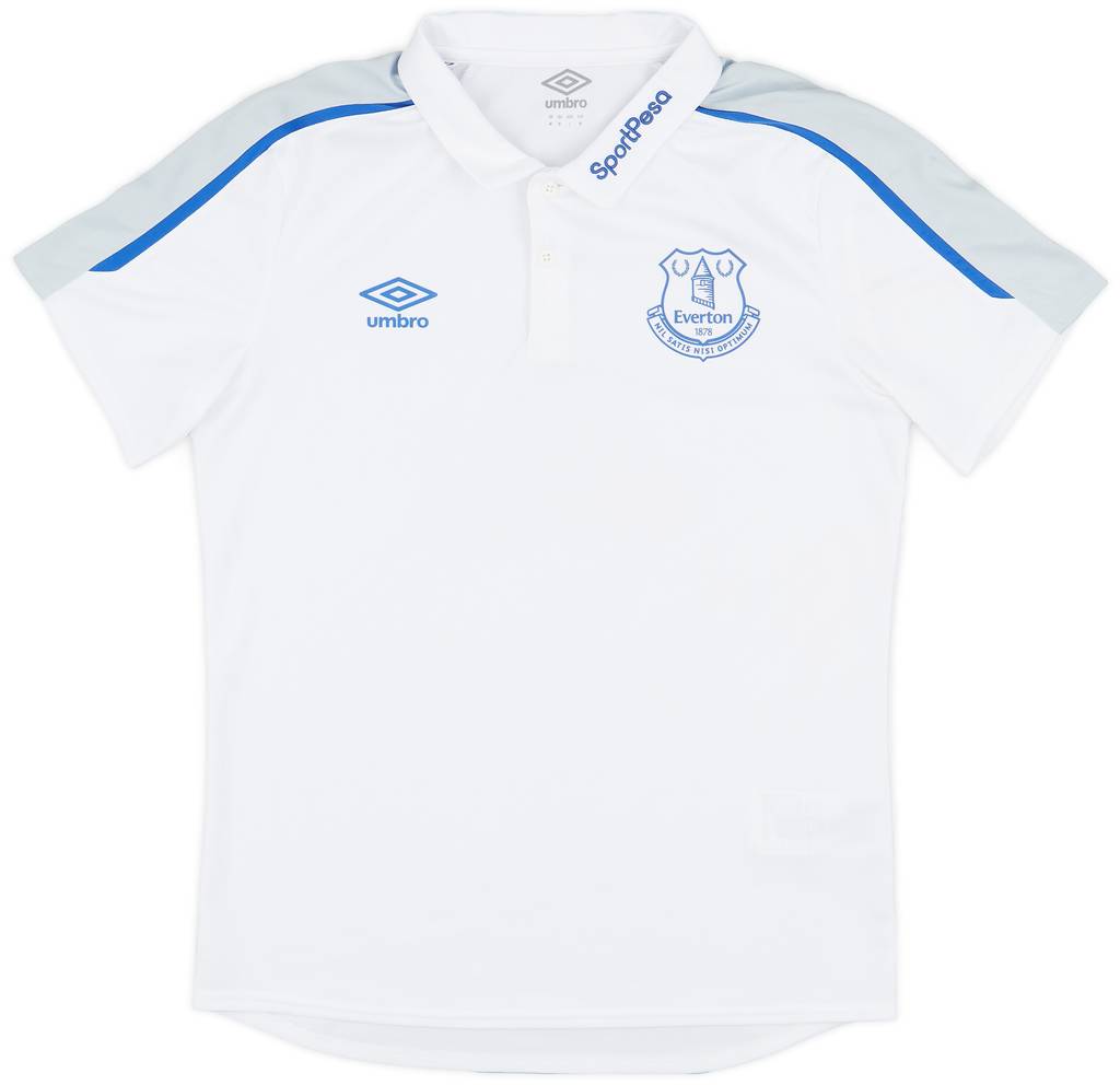 2018-19 Everton Umbro Polo Shirt - 9/10 - (M)