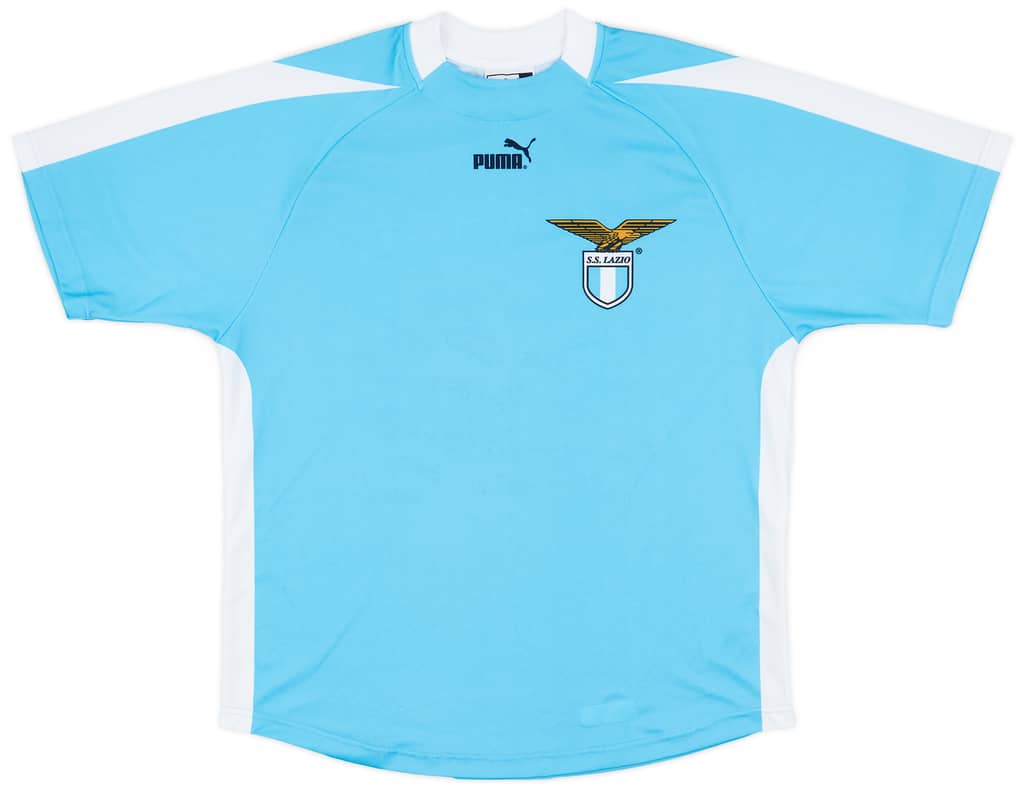 2003-04 Lazio 'Signed' Basic Home Shirt - 9/10 - (M)