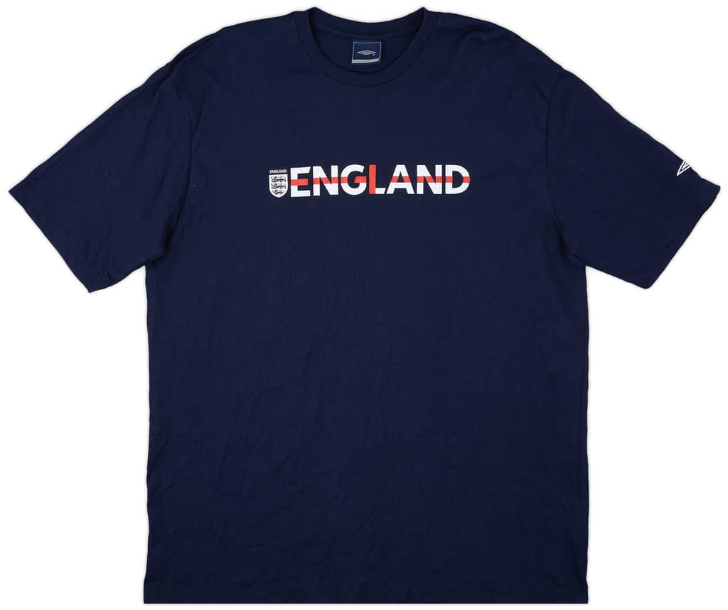 2010-11 England Umbro Cotton Tee - 9/10 - (XXL)