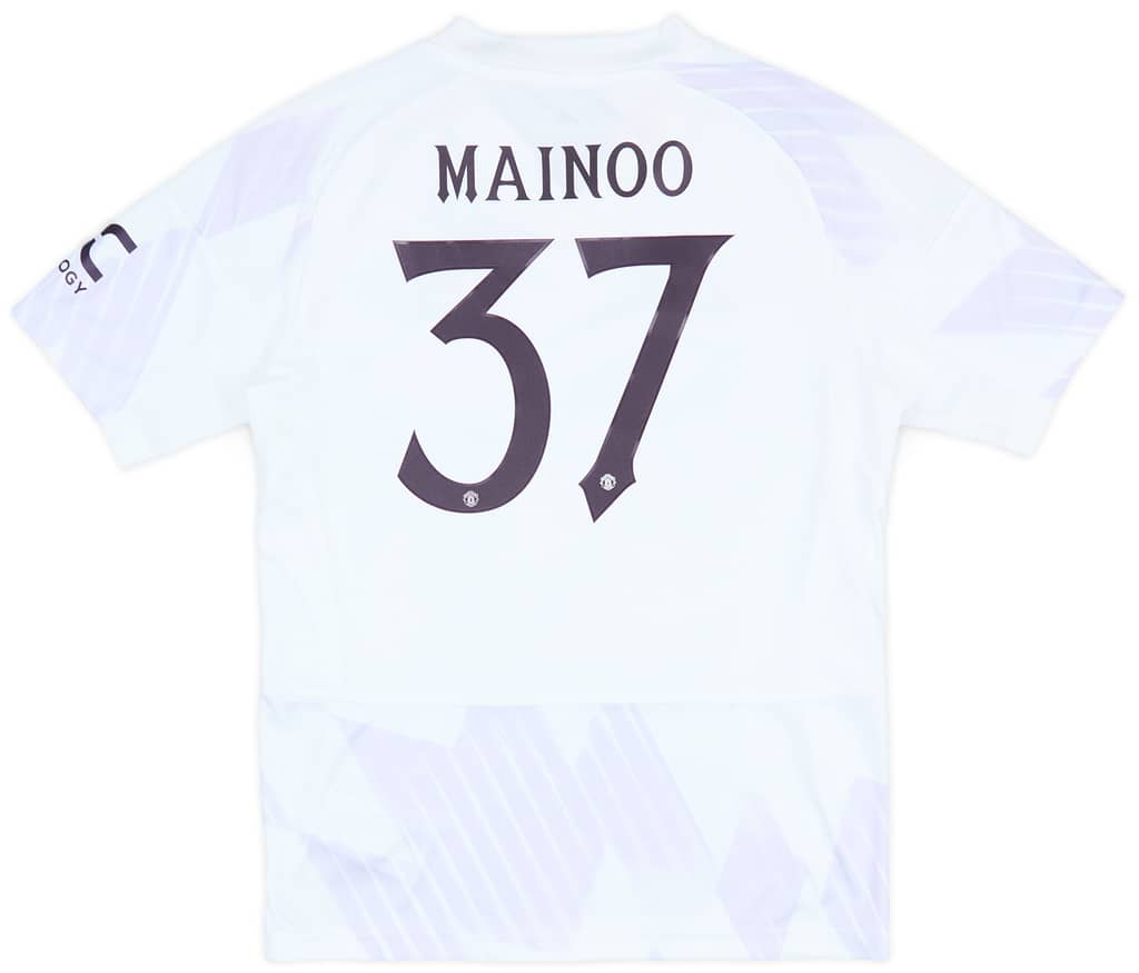 2025-26 Manchester United Away Shirt Mainoo #37 (KIDS)