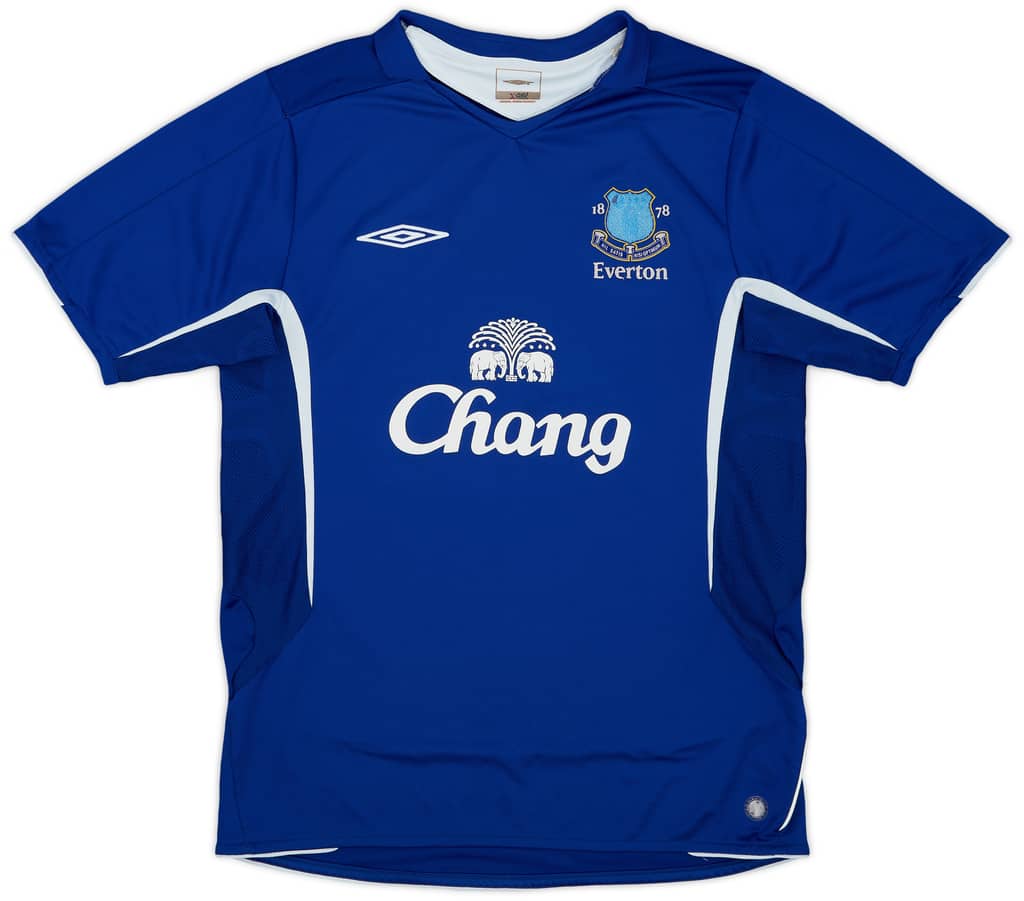 2005-06 Everton Home Shirt - 4/10 - (M)