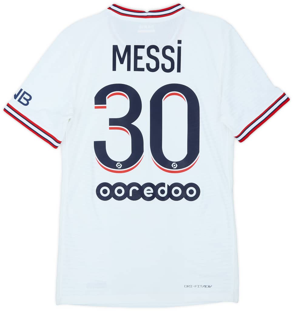 2021-22 Paris Saint-Germain Authentic Fourth Shirt Messi #30 - 10/10 - (XS)