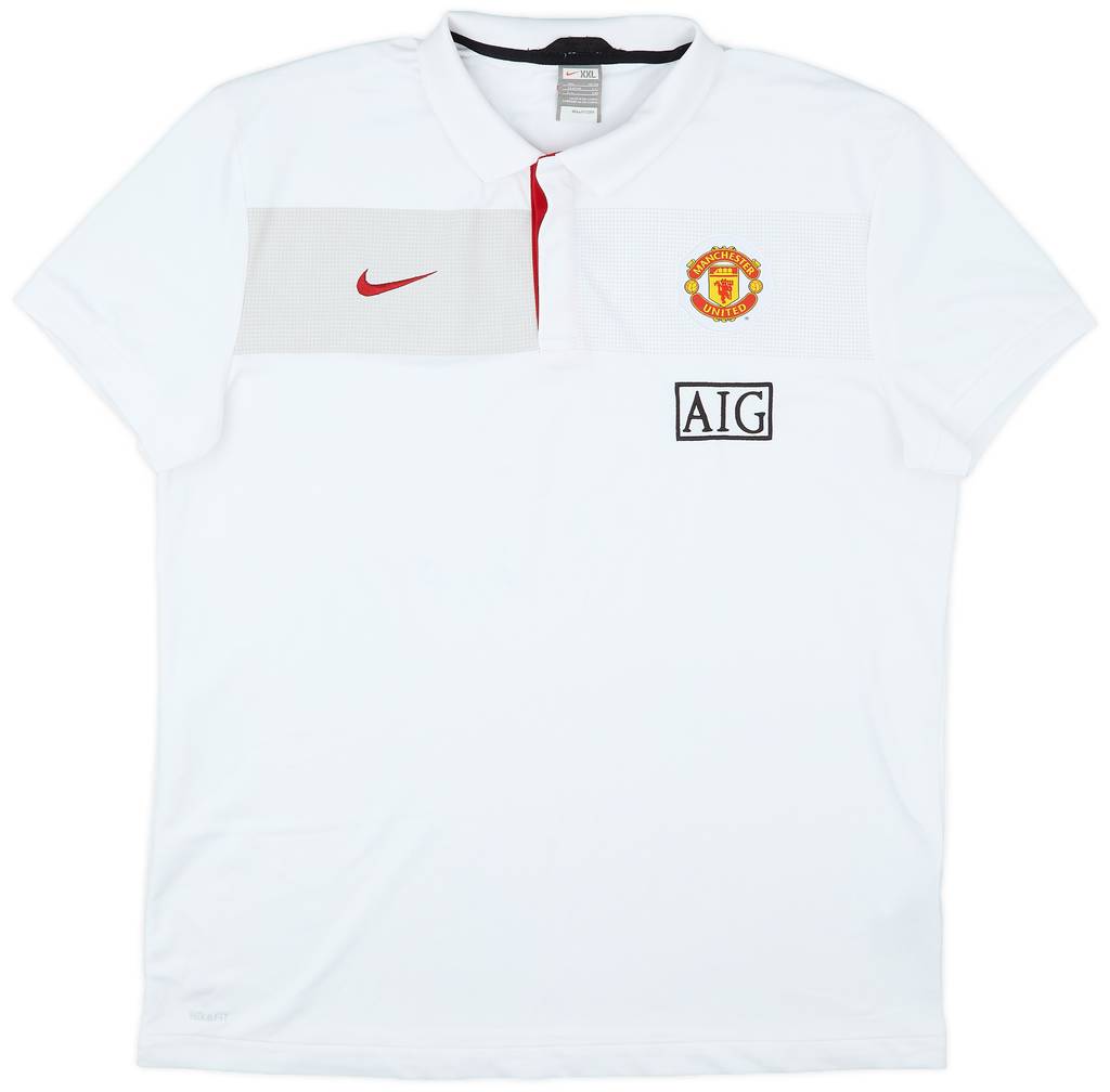 2009-10 Manchester United Nike Polo Shirt - 10/10 - (XXL)