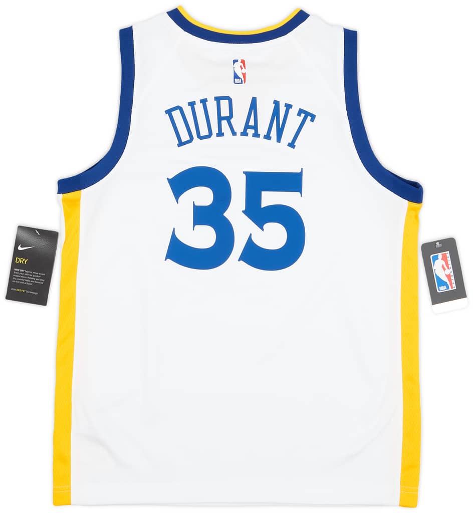 2017-19 Golden State Warriors Durant #35 Nike Swingman Home Jersey (M.Boys)