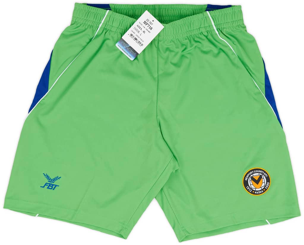 2017-18 Newport County GK Shorts