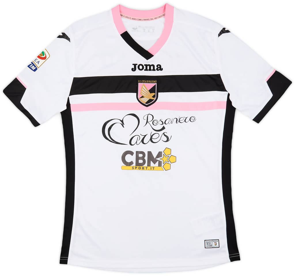 2014-15 Palermo Match Issue Away Shirt Vitiello #2