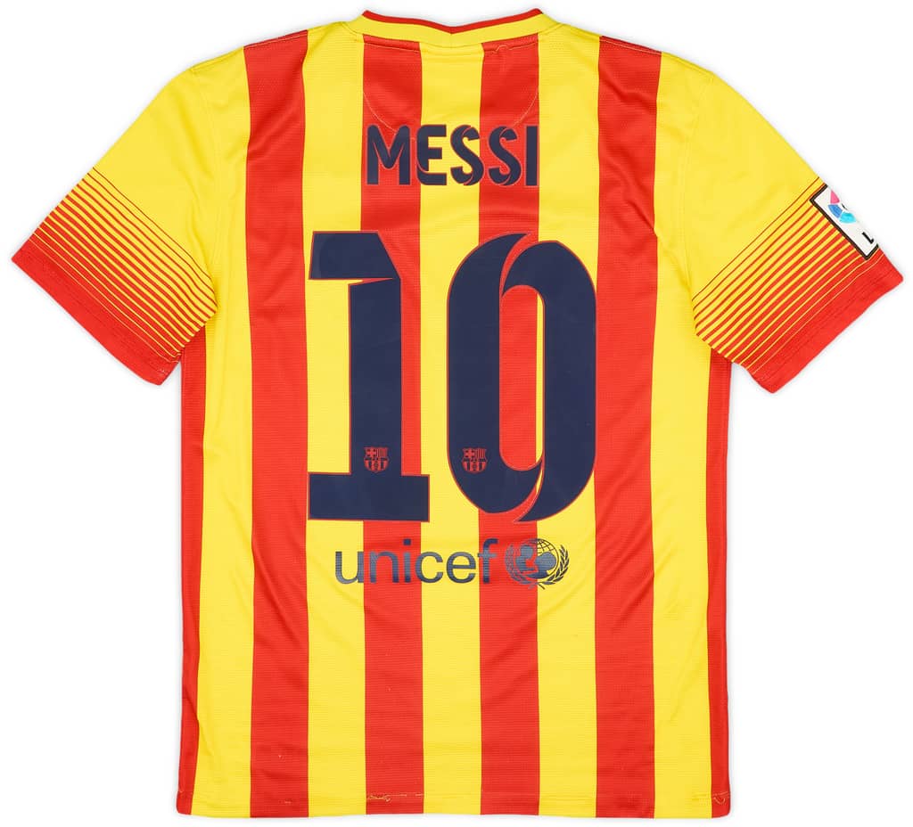 2013-15 Barcelona Away Shirt Messi #10 - 6/10 - (S)