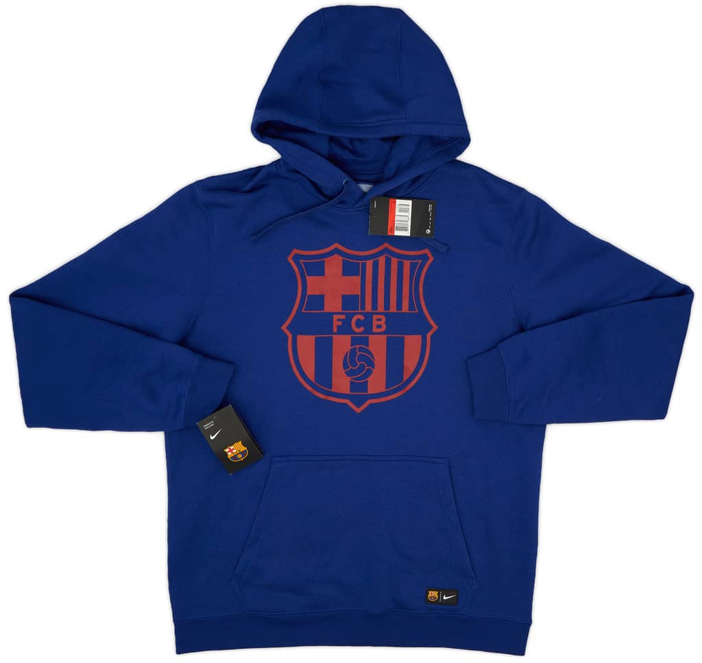 2017-18 Barcelona Nike Core Hooded Top (S)