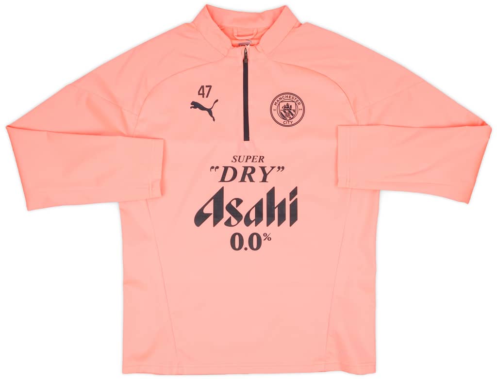 2023-24 Manchester City Player Issue 1/4 Zip Rain Top #47 (Foden) - 9/10 - (M)