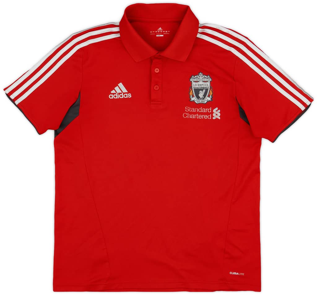 2011-12 Liverpool adidas Polo Shirt - 7/10 - (M)