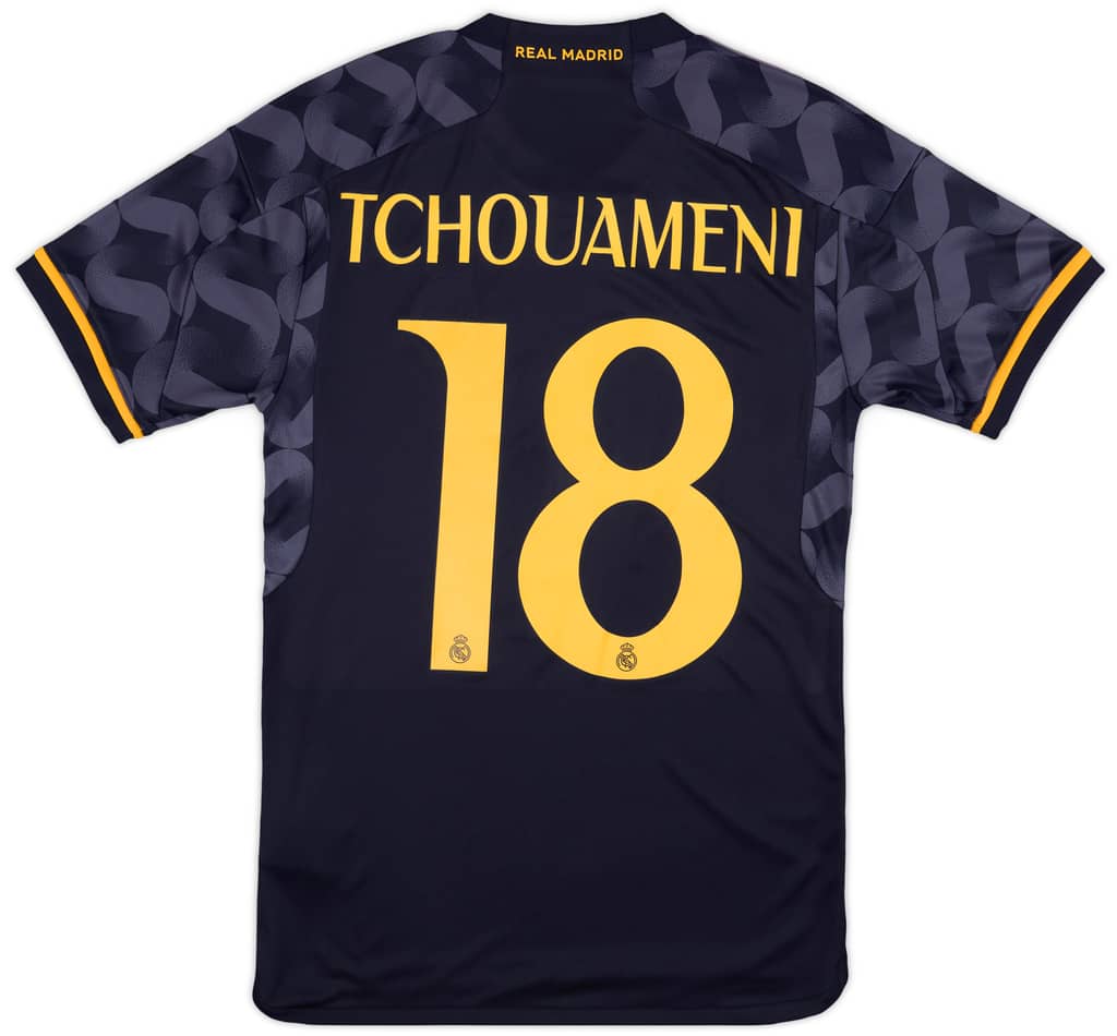 2023-24 Real Madrid Away Shirt Tchouameni #18 - 9/10 - (XS)