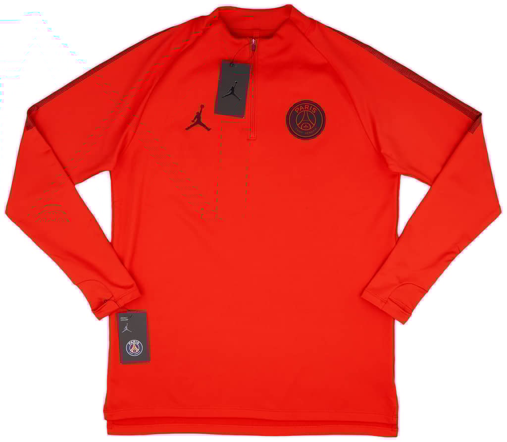 2018-19 Paris Saint-Germain x Air Jordan 1/4 Zip Training Top (L)