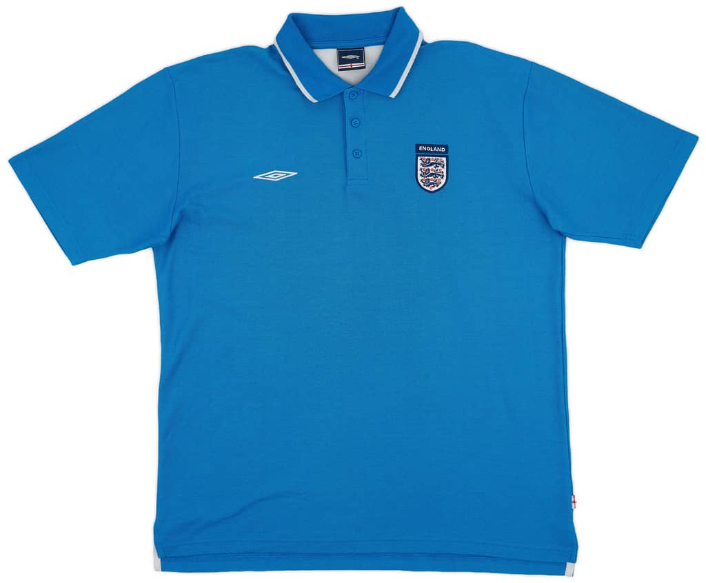 2006-07 England Umbro Polo Shirt - 8/10 - (XL)