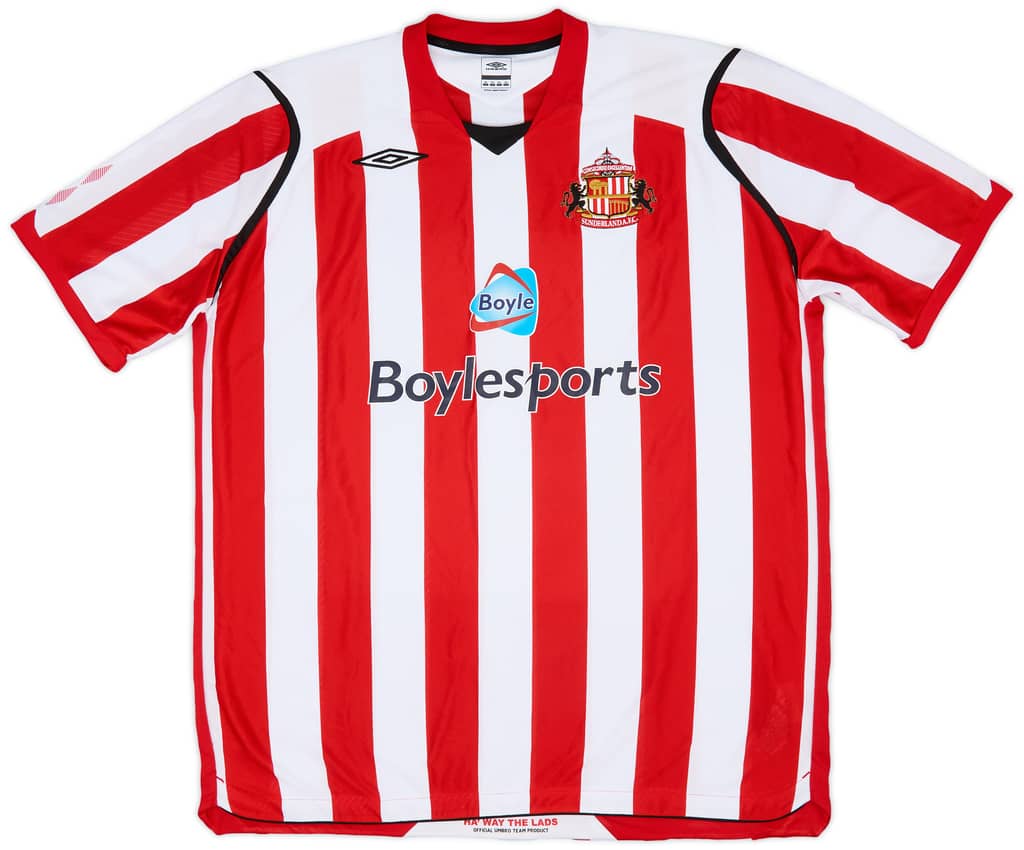 2008-09 Sunderland Home Shirt Yorke #19 - 9/10 - (3XL)