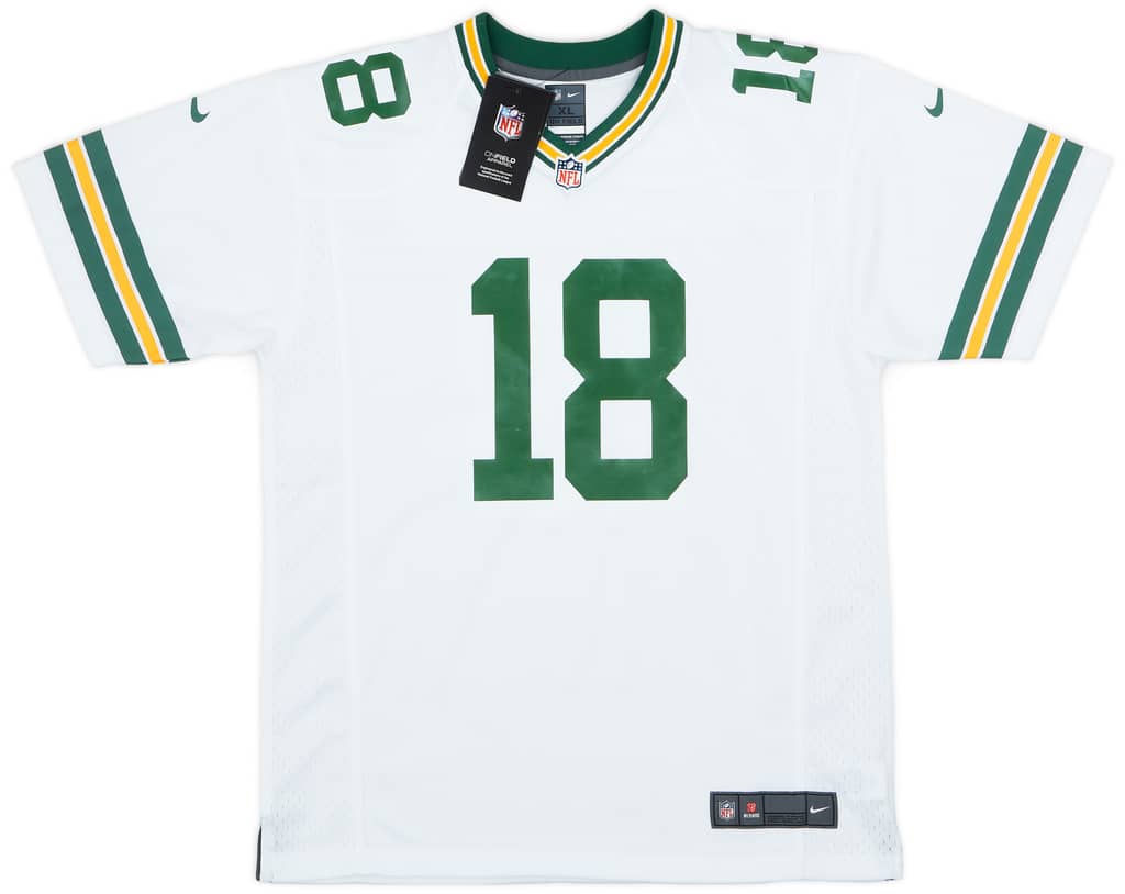2012-18 Green Bay Packers Cobb #18 Nike Game Away Jersey (XL.Boys)