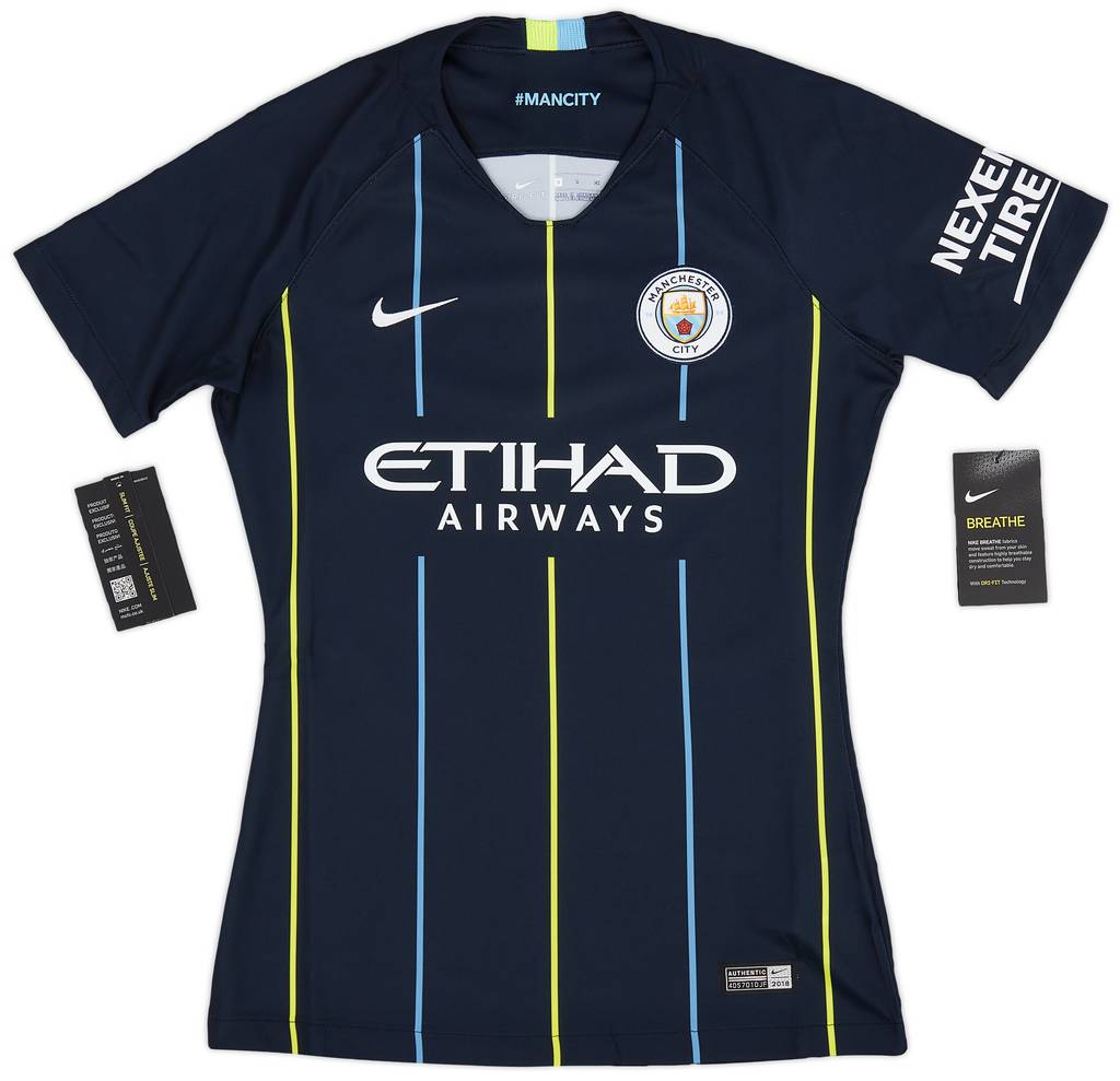 2018-19 Manchester City Away Shirt - (Womens S)