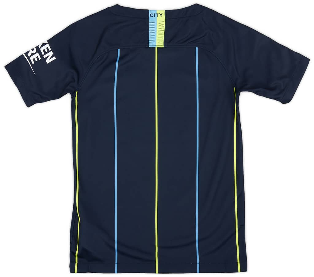 2018-19 Manchester City Away Shirt - (XS.Kids)
