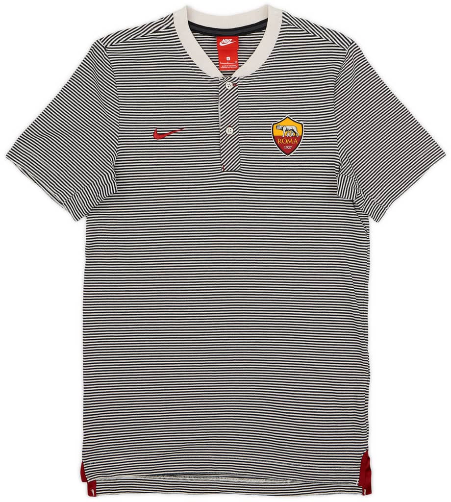 2017-18 Roma Nike Polo Shirt - 9/10 - (S)