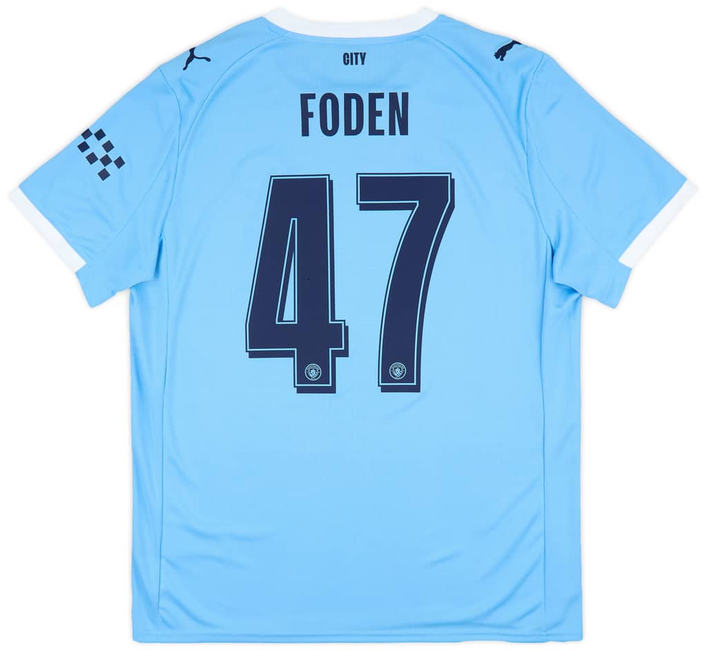 2025-26 Manchester City Home Shirt Foden #47