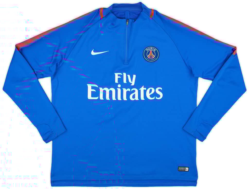 2018-19 Paris Saint-Germain Nike 1/4 Zip Training Top - 7/10 - (XL)