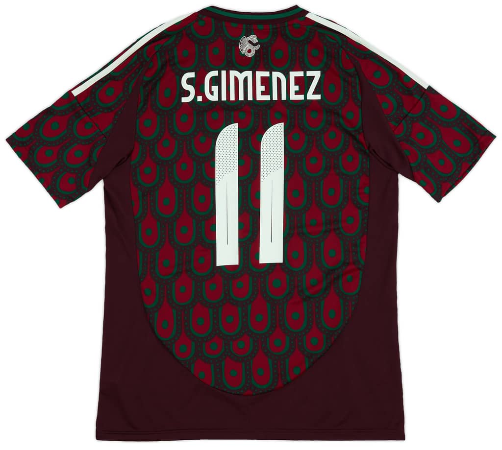 2024-25 Mexico Home Shirt S.Gimenez #11