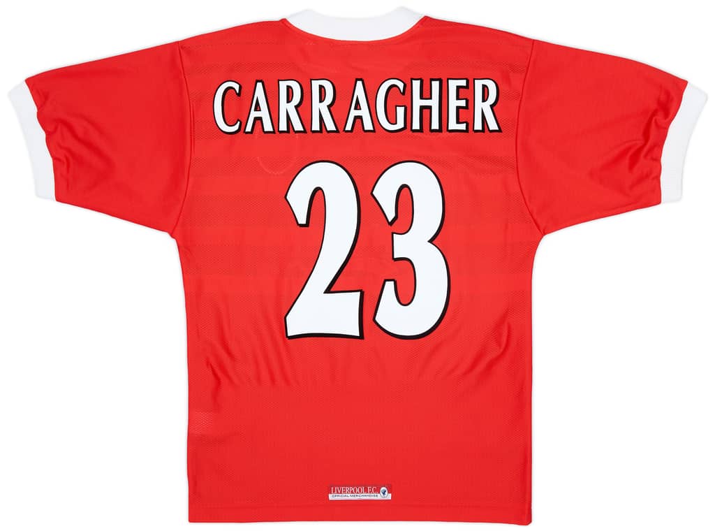 1998-00 Liverpool Home Shirt Carragher #23 - 8/10 - (M)