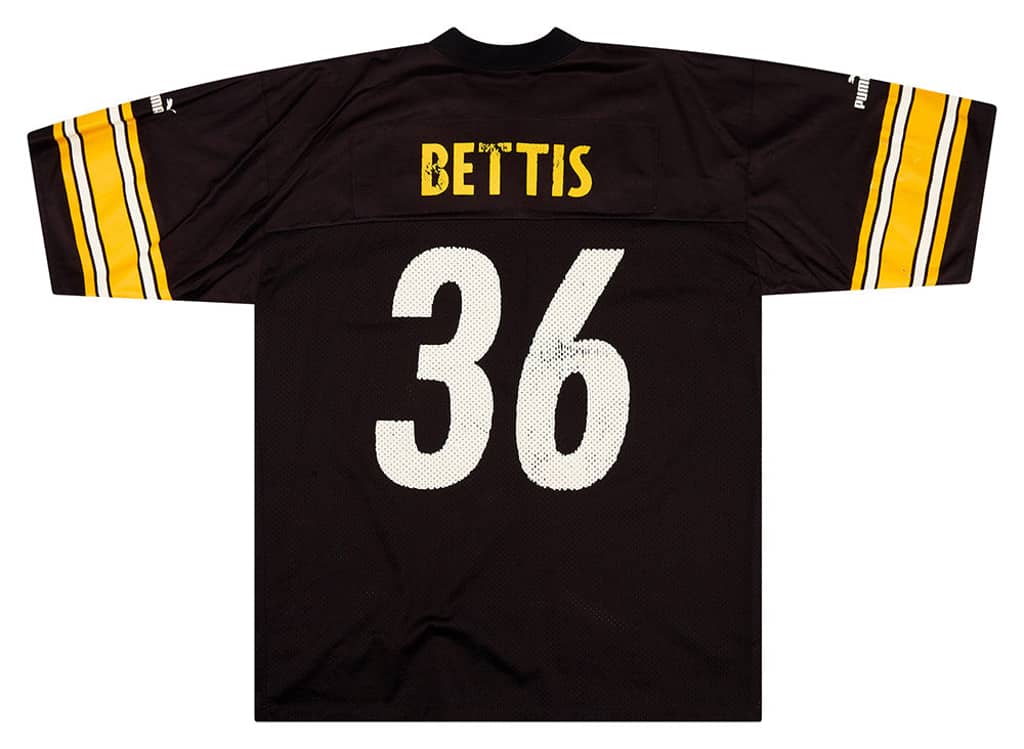 1997-00 Pittsburgh Steelers Bettis #36 Puma Jersey (Home) L