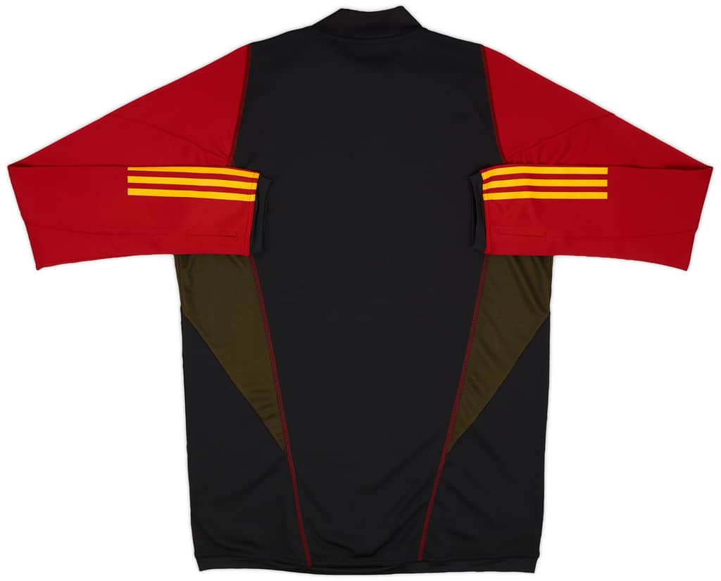 2023-24 Roma adidas 1/4 Zip Training Top (L - Tall Version)