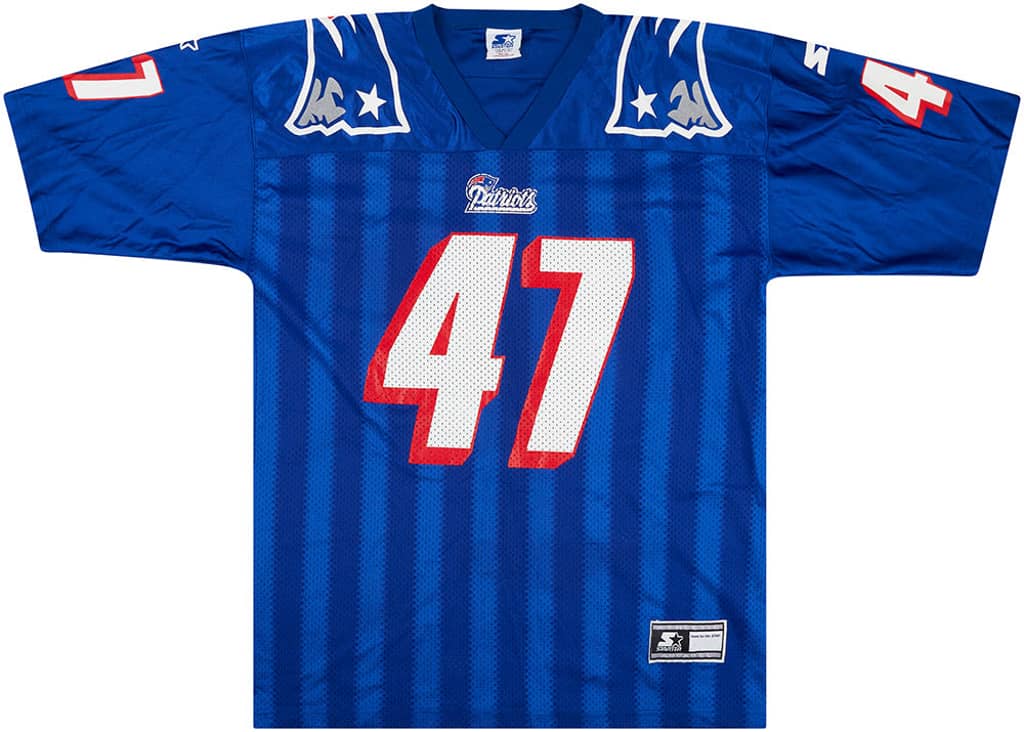 1998 New England Patriots Edwards #47 Starter Jersey (Home) XL