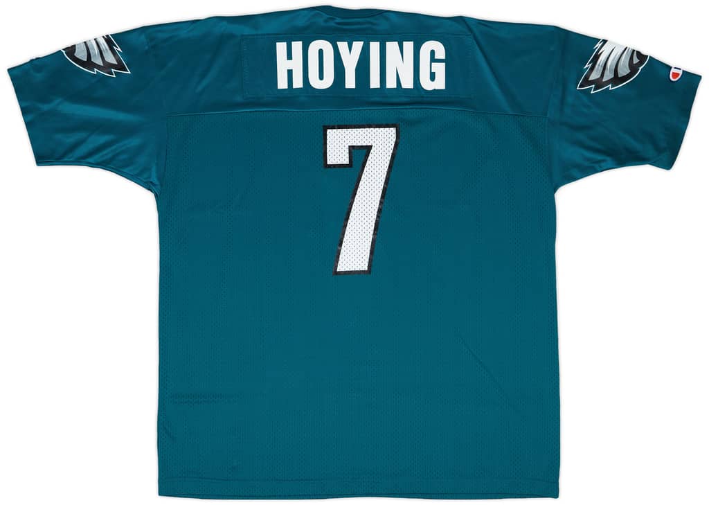1996-98 Philadelphia Eagles Hoying #7 Champion Home Jersey - 9/10 - (XXL)