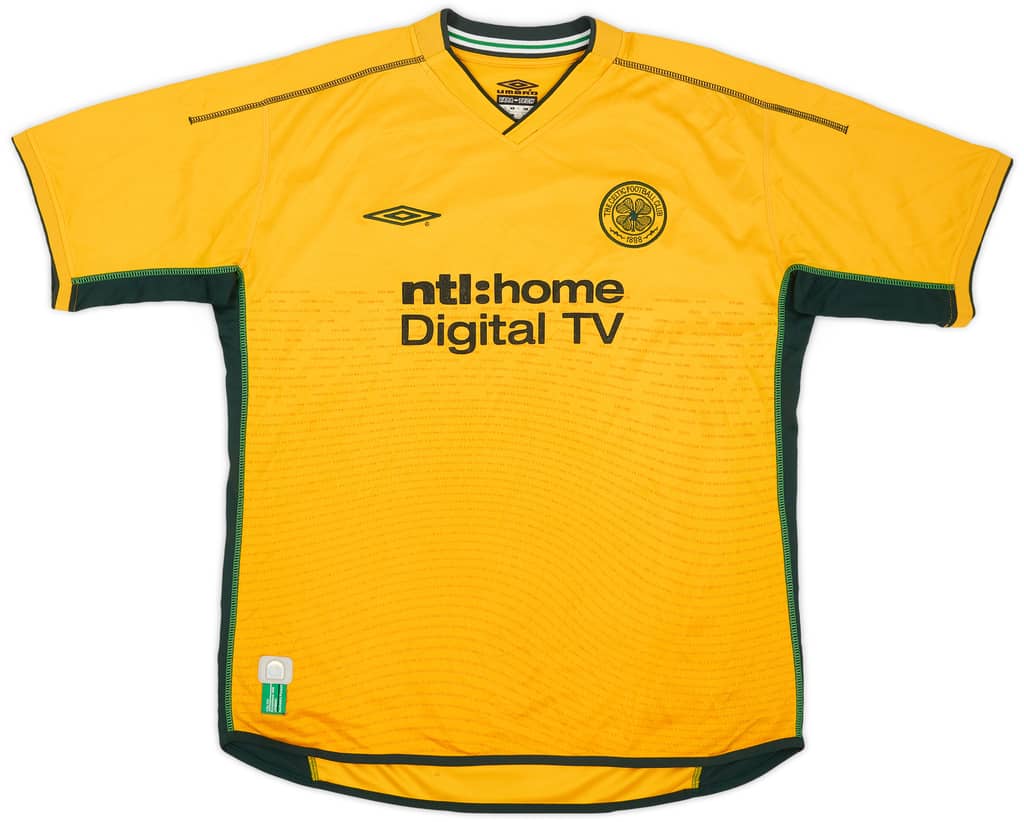 2002-03 Celtic Away Shirt Petrov #19 - 7/10 - (XL)