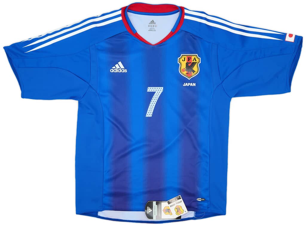 2004-06 Japan Home Shirt Nakata #7 (S)