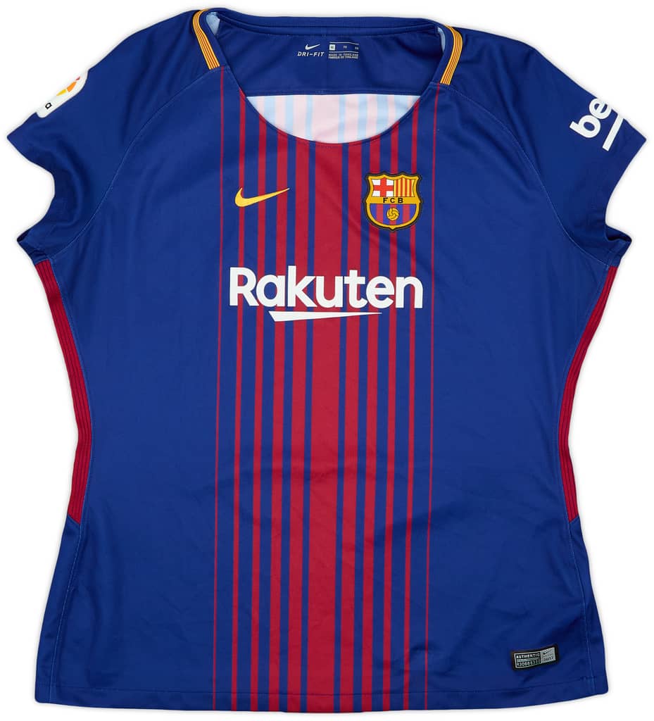 2017-18 Barcelona Home Shirt - 9/10 - (Women's XL)