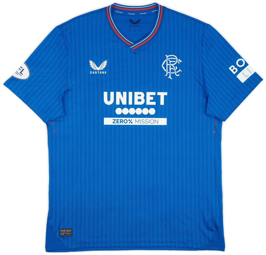 2023-24 Rangers Match Issue Home Shirt Dowell #20
