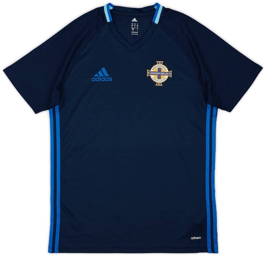 2017-18 Northern Ireland adidas Training Shirt - 8/10 - (M)
