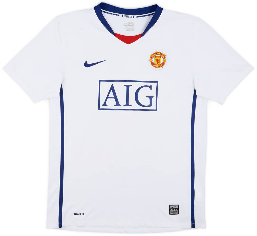 2008-10 Manchester United Away Shirt - 7/10 - (XL.Boys)