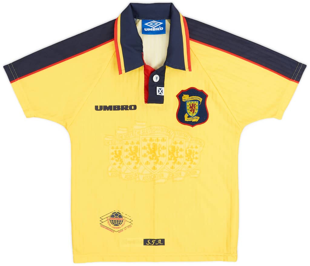 1996-99 Scotland Away Shirt - 9/10 - (S.Boys)
