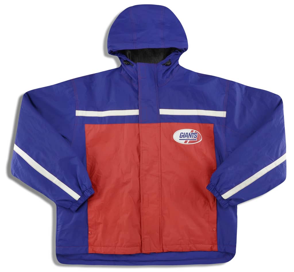 1990s New York Giants NFL Game Day Rain Jacket XL