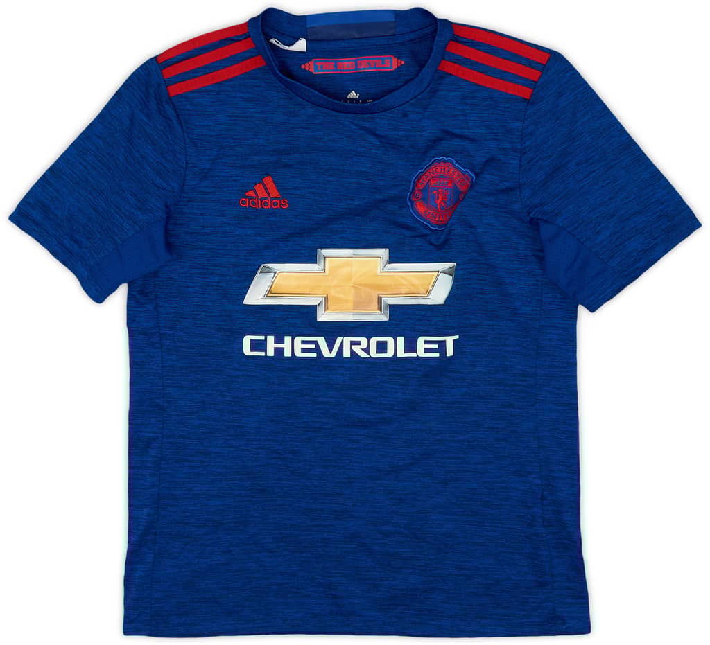 2016-17 Manchester United Away Shirt Mata #8 - 6/10 - (M.Boys)