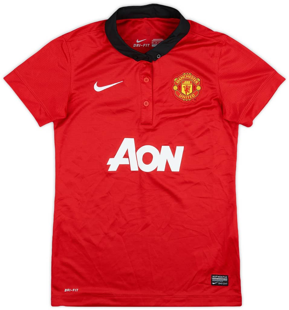 2012-13 Manchester United Home Shirt - 8/10 - (Women's XS)