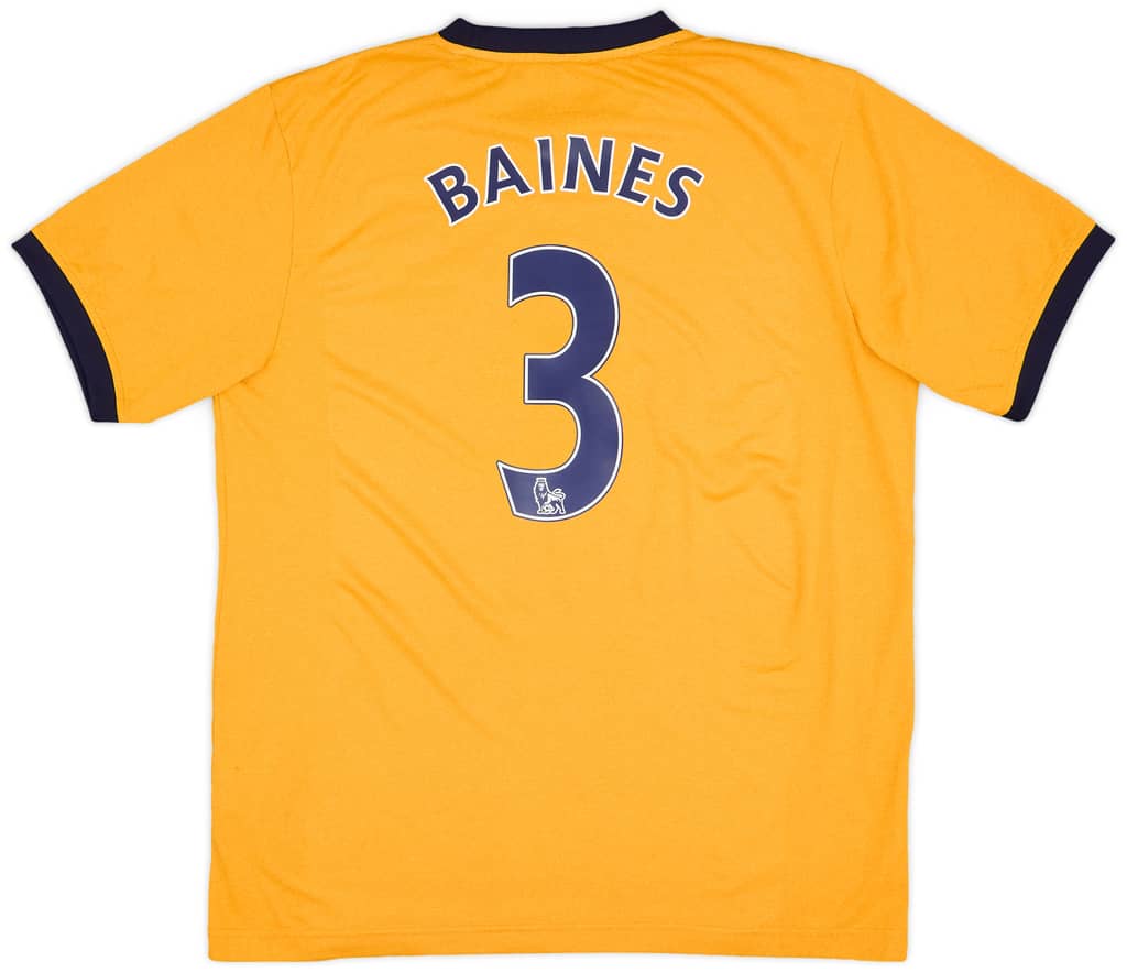2011-12 Everton Away Shirt Baines #3 - 9/10 - (L)